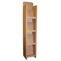 Colonne- présentoir 4 Tablettes en carton - cardboard Shelf Column